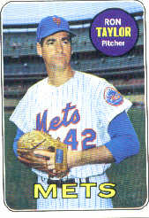 1969 Topps Baseball Cards      072      Ron Taylor